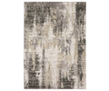 The Oriental Weavers Nebulous / 4151N Rug is a rectangular area rug, power-loomed in polyester with an abstract, distressed design in brown and multi-color tones, creating a modern, textured look that exemplifies the style of contemporary abstract rugs.