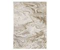 The Oriental Weavers Nebulous / 530E Rug is a rectangular area rug in a Beige/Multi color, featuring a swirling, marble-like pattern. Crafted from soft polyester yarn, this modern abstract rug brings a fluid, organic feel to any space.