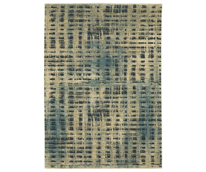 The Oriental Weavers Reed / RE07B Rug features a rectangular silhouette with a plaid-inspired, abstract pattern in multi-color tones. Uneven, intersecting lines create visual texture and a modern, contemporary feel. Crafted from space-dyed polypropylene for durability and vivid color variation, this rug brings lasting style and inviting softness to any room.