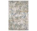 The Oriental Weavers Soho / SOH03 Rug is a rectangular area rug showcasing an abstract pattern in a versatile White/Multi color palette, with a weathered or distressed appearance. Crafted from space-dyed polyester, this rug seamlessly enhances a wide range of décor styles.