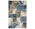 The Oriental Weavers Tisdell / TIS06 Rug is a rectangular area rug in a multi-color palette featuring a geometric patchwork design with abstract patterns crafted from a mix of curved and straight lines. Made from space-dyed polyester, this modern rug blends contemporary style with durable, long-lasting resilience.