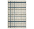 Introduce understated elegance to your space with the Oriental Weavers Torrey / 7150H Rug in Multi, a rectangular flatwoven rug displaying a beige background and an evenly spaced grid of intersecting blue and gray lines—ideal for incorporating subtle neutral tones into any room.