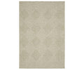 The Oriental Weavers Tortuga / TR05A Rug in Beige/Multi features a subtle geometric diamond pattern woven throughout; crafted from easy-care polypropylene, this stylish rug offers both durability and visual appeal.