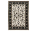 Discover timeless elegance with the Oriental Weavers Vivian / VI02B Rug—a rectangular area rug expertly crafted from microfiber polyester. This Persian-inspired rug features a multi-colored palette, including a beige background adorned with floral patterns and an ornate border showcasing intricate designs in black, brown, and cream tones. Ideal for adding classic sophistication to any space.