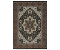 The Oriental Weavers Vivian / VI06C Rug is a rectangular area rug in a multi-color palette, showcasing an intricate Persian-style pattern with a large central medallion and ornate floral motifs, all framed by a detailed border.