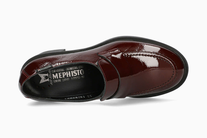 Pamelia Mephisto Women's Slip Ons Oxblood Top