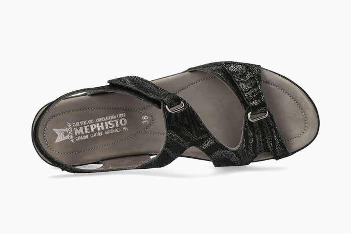 Mephisto Paris Women's Sandal Black Top