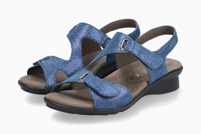 Mephisto Paris Women's Sandal Jeans Blue