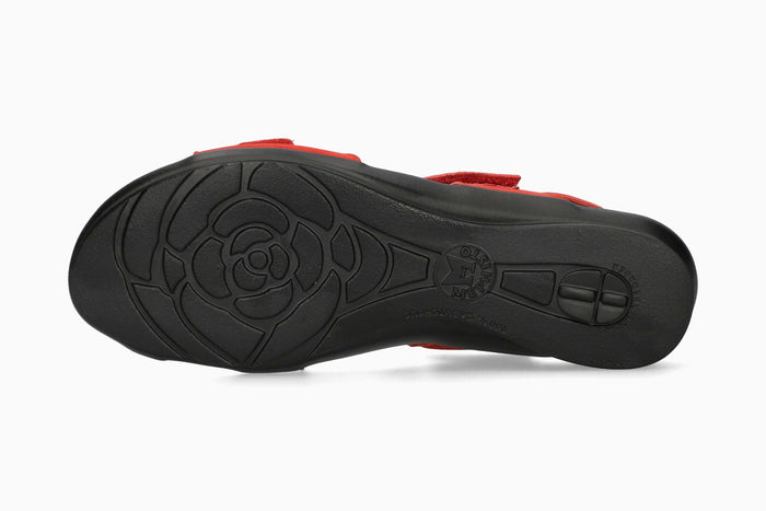 Mephisto Paris Women's Sandal Scarlet Sole