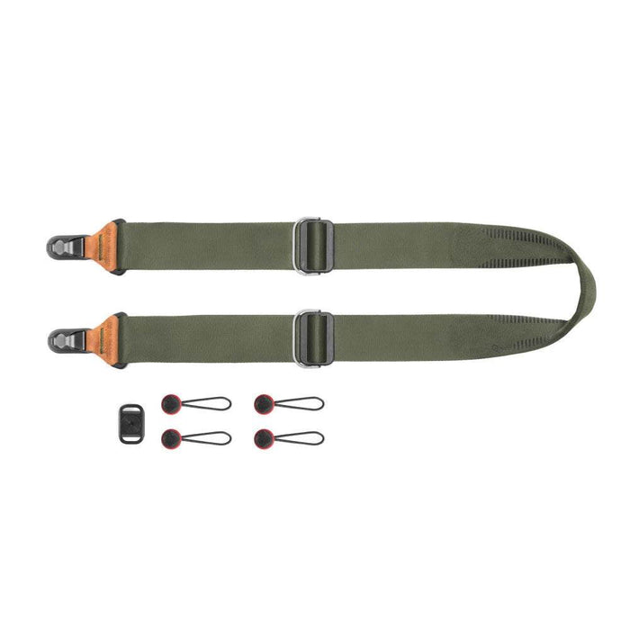 Peak Design Slide camera strap with Anchor Link quick-connectors and padded seatbelt-style webbing
