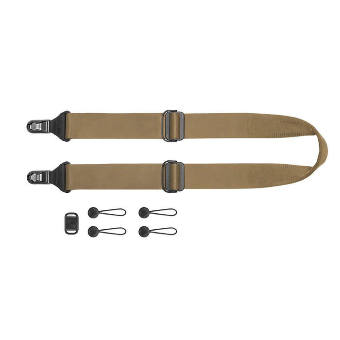 Peak Design Slide versatile camera strap with Anchor Link quick-connectors and padded seatbelt-style webbing