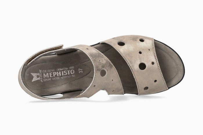 Mephisto Phiby Perf Women's Sandal Dark Taupe Top