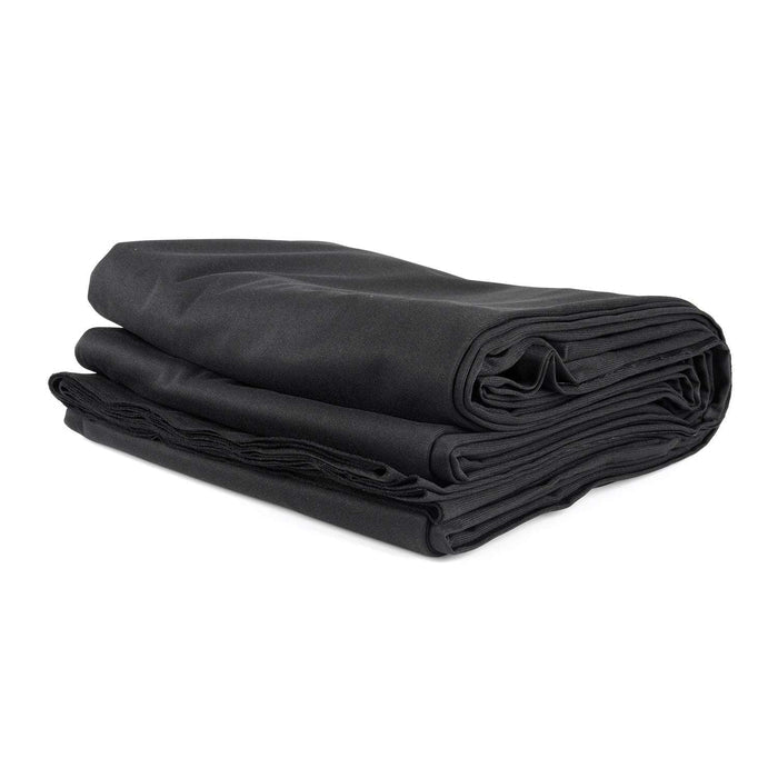 PhotoRepublik 10' x 20' muslin backdrop in black for studio and location photography