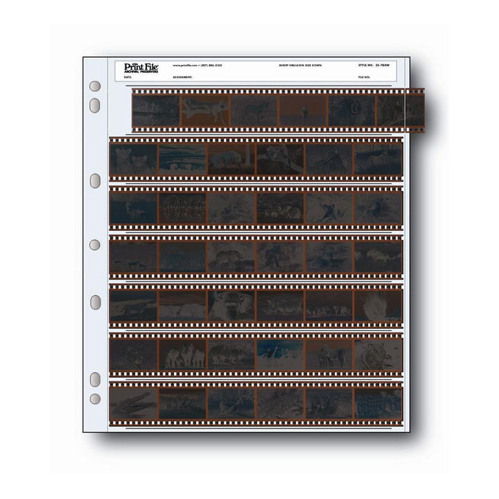 Printfile 35-7BXW Negative Pages (100 Sheets)
