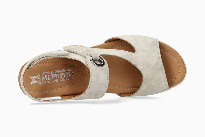 Mephisto Prissie Women's Sandal Light Taupe Top