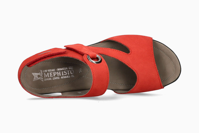 Mephisto Women's Sandal Prissie Scarlet Top