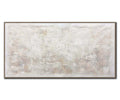 Featuring raised, overlapping beige and multi-toned brushstrokes within a rectangular frame, the Quiet Canvas Wall Art showcases a textured, abstract design. Its subtle monochromatic palette and soft minimalist style make it an elegant choice for those seeking sophisticated textured canvas décor.