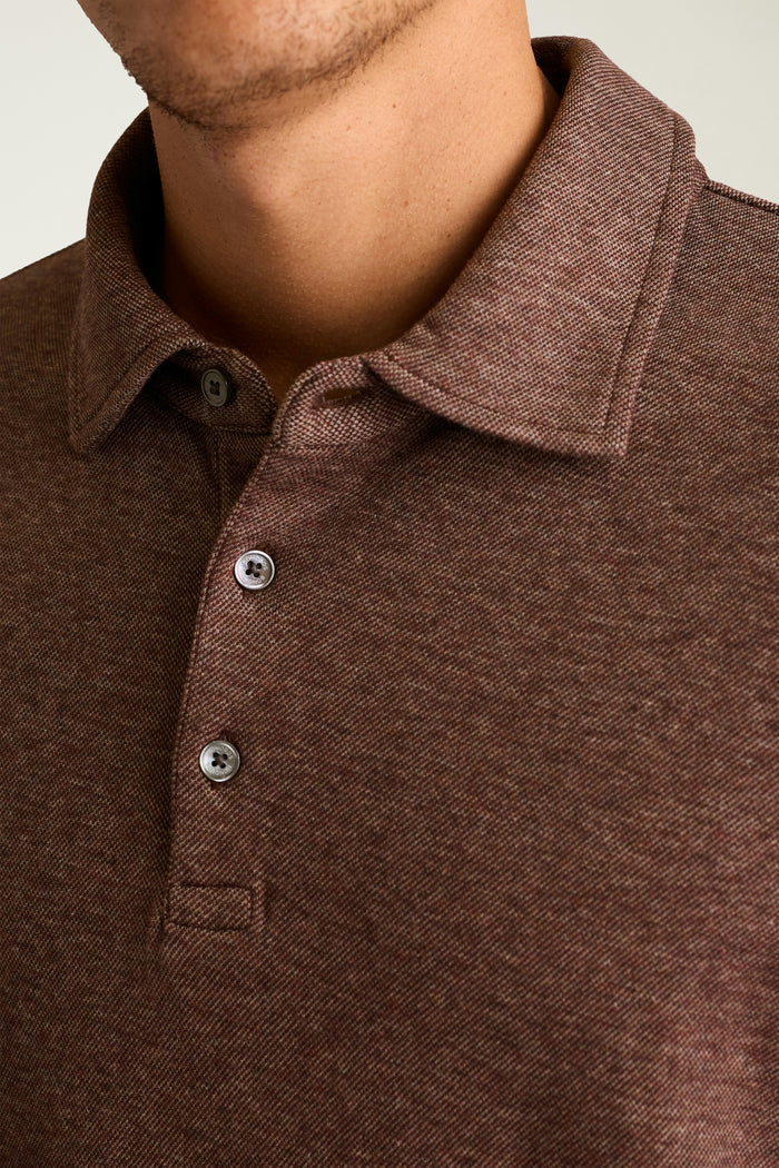 Refined Long Sleeve Polo
