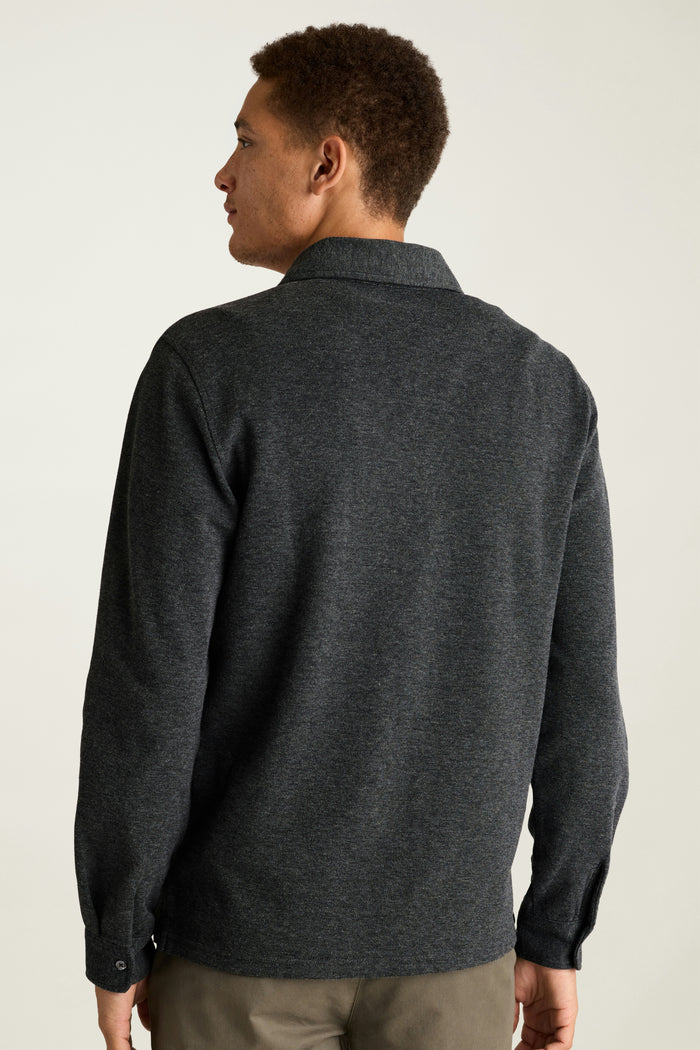 Refined Long Sleeve Polo