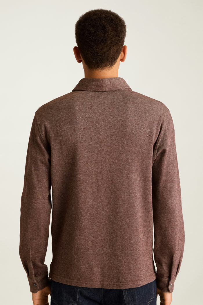 Refined Long Sleeve Polo