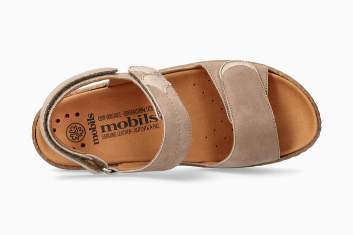 Mobils Riley Light Taupe Women's Sandal Top