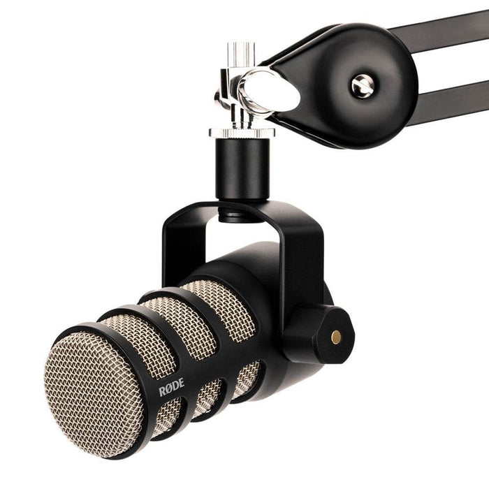 Rode PodMic dynamic broadcast-quality microphone with internal pop filter and shockmount for podcasting
