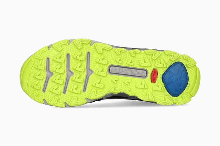 Allrounder Run-Tex Black/Lime Women's Sneaker Sole