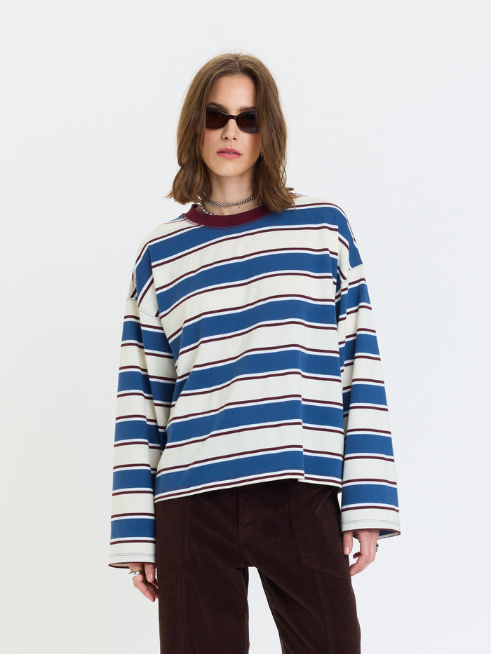 Salinas Easy Long Sleeve - Cove Stripe