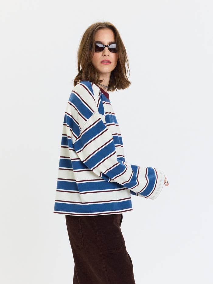 Salinas Easy Long Sleeve - Cove Stripe