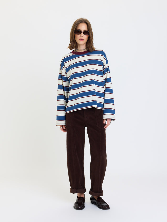 Salinas Easy Long Sleeve - Cove Stripe