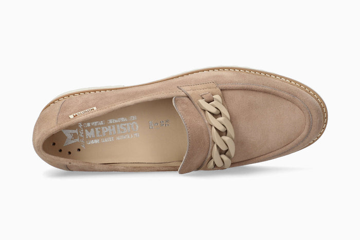 Mephisto Salka Women's Loafer Light Taupe Top