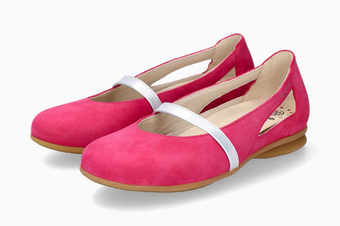 Mobils Women's Flat Samya Fuchsia
