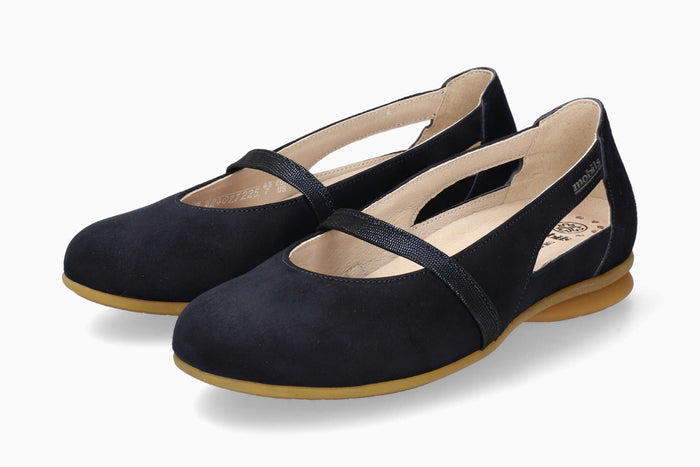 Mobils Women's Flat Samya Navy
