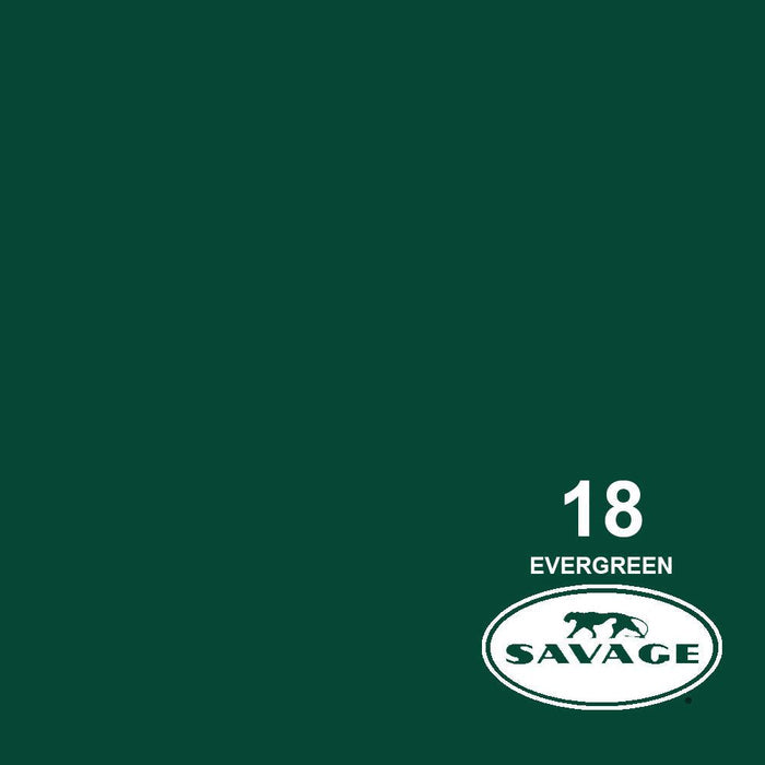 Savage 107"x12 Yards Seamless Paper Background - Evergreen