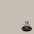 Savage 86"x12 Yards Seamless Paper Background - Studio Grey