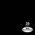 Savage 86"x12 Yards Seamless Paper Background - Super Black
