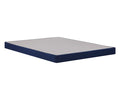 The Sealy Low Profile Base is a rectangular mattress foundation featuring a light gray top and dark blue sides, displayed against a white background.