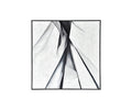 Experience the contemporary elegance of the Silk Air II Oil Painting, featuring intersecting curved and straight lines in soft grey and multi-tonal hues. Flowing shapes and shaded areas create a sense of movement and depth on a light background—an artistic statement that beautifully captures dynamic modern artistry.