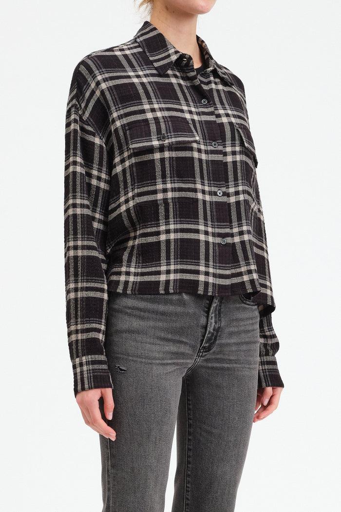 Softie Boyfriend Button Up in Starstruck