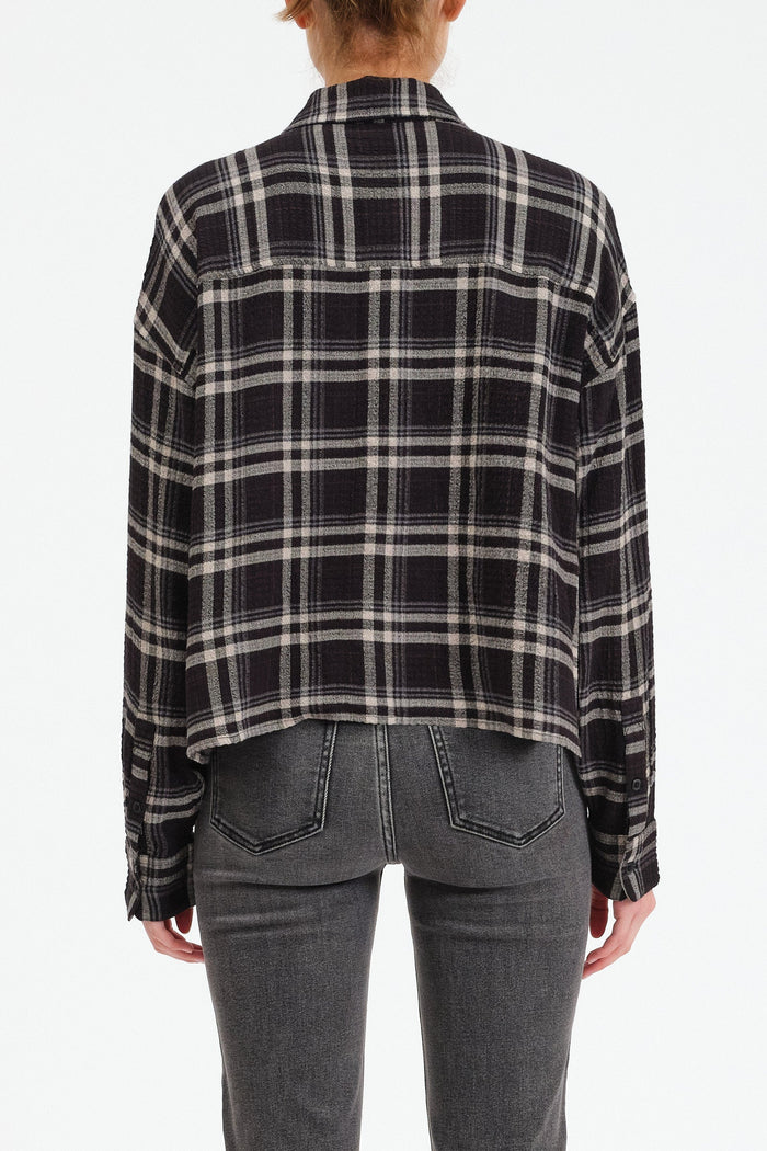 Softie Boyfriend Button Up in Starstruck