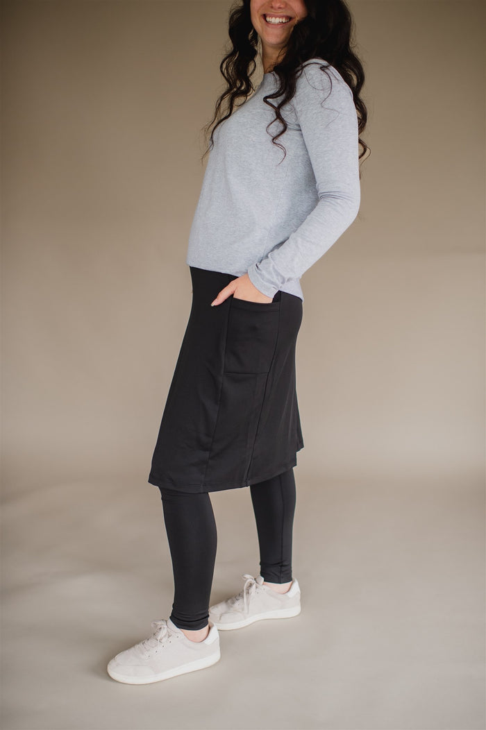 Standard Long Legging Athletic Skirt