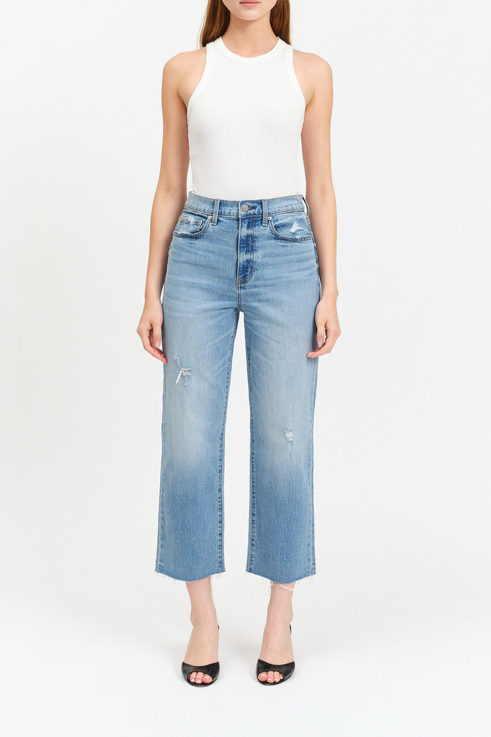 Sundaze Crop Straight in Marina Vintage