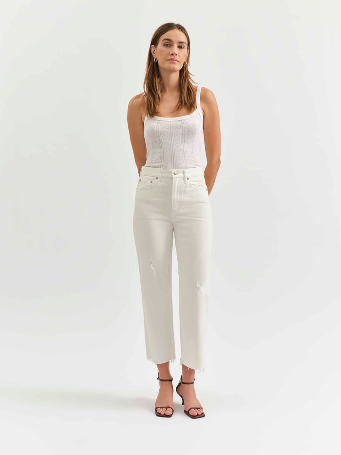 Sundaze Crop Straight in Swan
