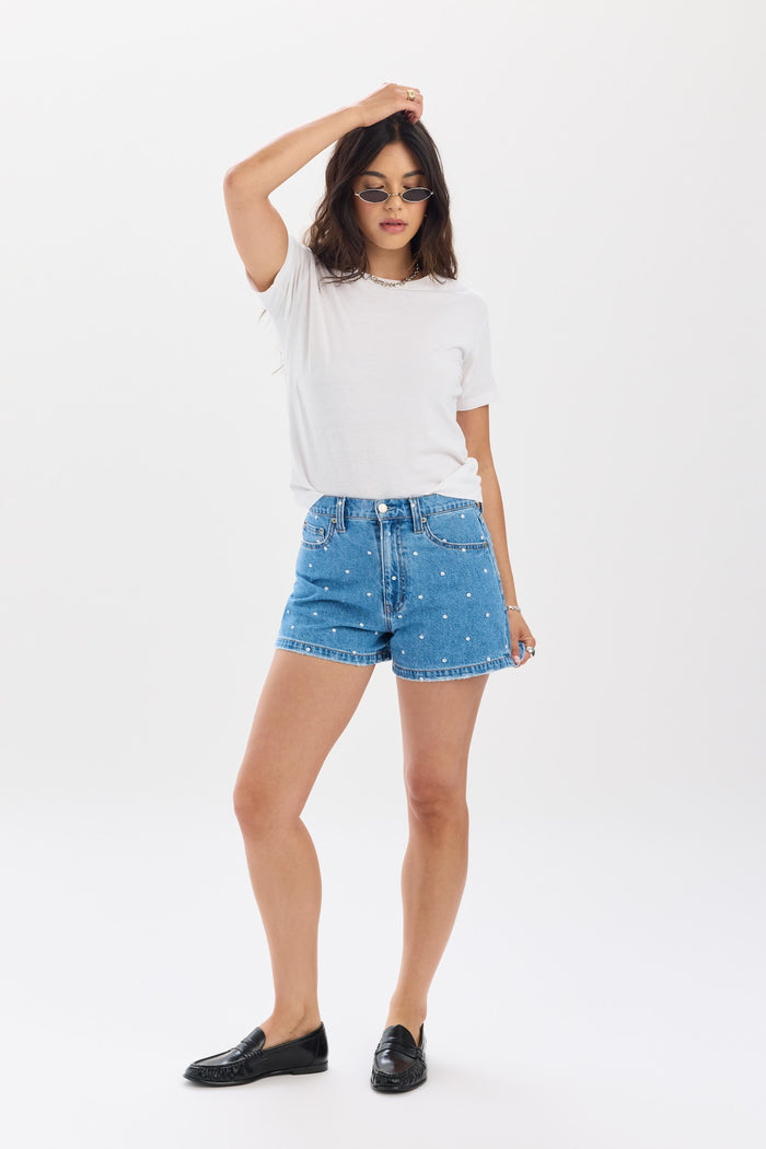 The Knockout High Rise Short in Full Circle