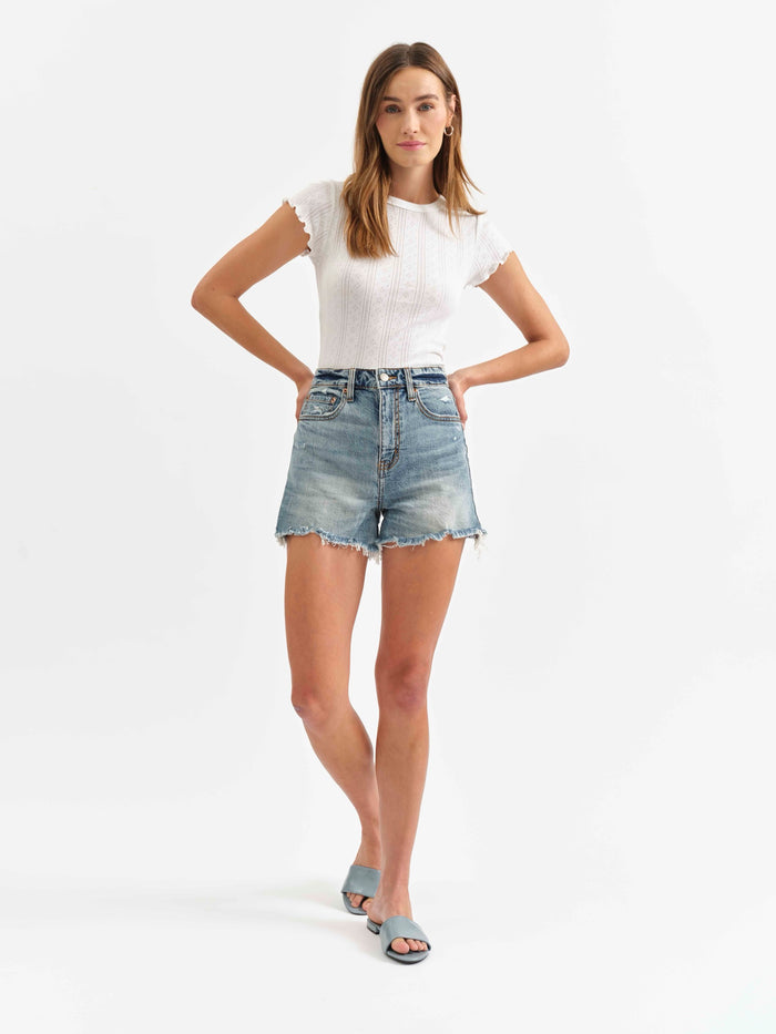 The Knockout High Rise Short in Karma
