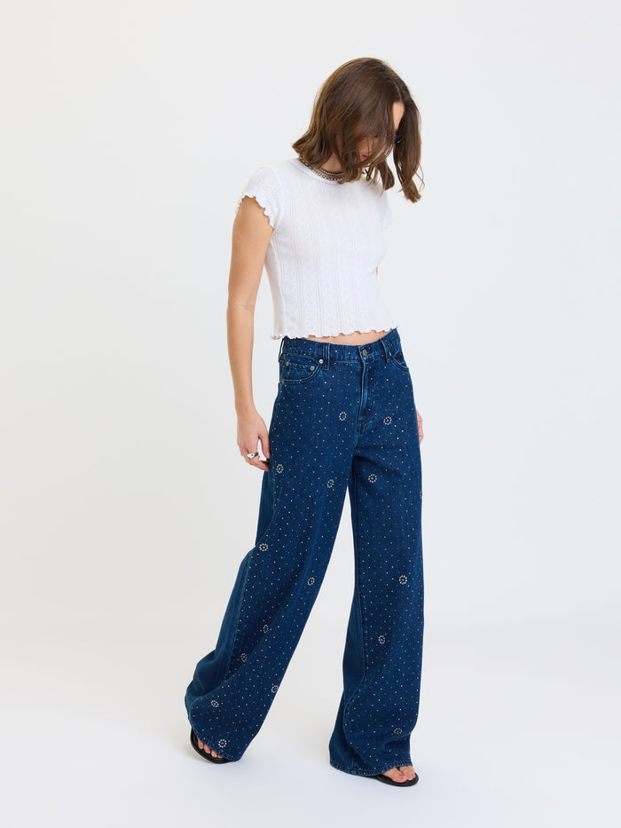 The Wanderer Mid Rise Palazzo in Glimmer
