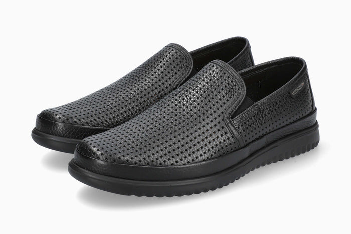 Mephisto Tiago Black Slip-On