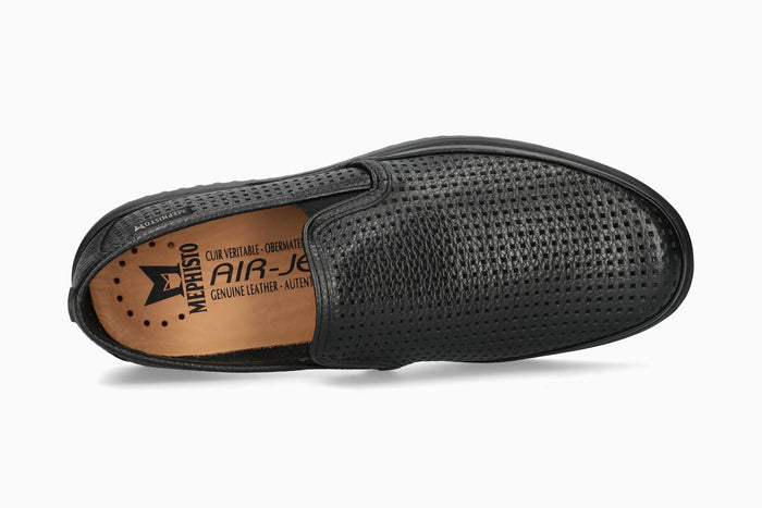 Mephisto Tiago Black Slip-On Top