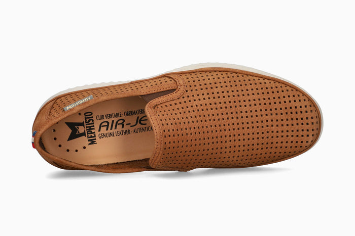 Mephisto Tiago Black Slip-On Brown Top