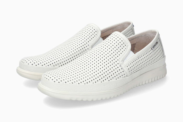 Mephisto Tiago Black Slip-On White